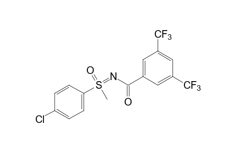 N-[3,5-bis(trifluoromethyl)benzoyl]-S-(p-chlorophenyl)-S-methylsulfoximine