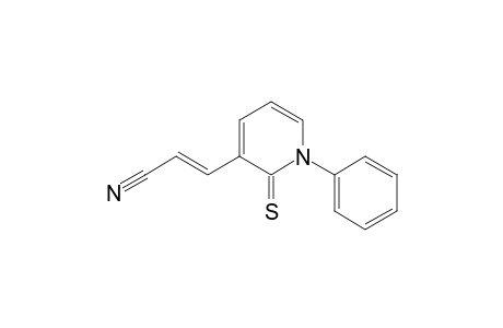 2-Propenenitrile, 3-(1,2-dihydro-1-phenyl-2-thioxo-3-pyridinyl)-, (E)-