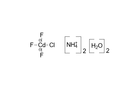 AMMONIUM CHLOROTRIFLUOROCADMATE (II), DIHYDRATE