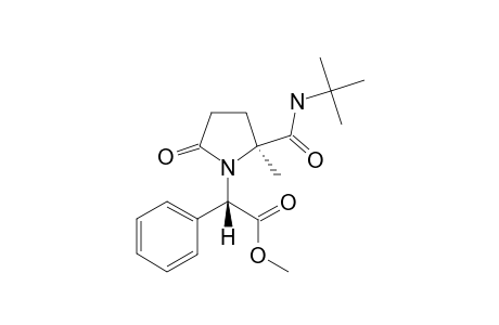 METHYL-(2R,ALPHA-S)-ALPHA-[2-(TERT.-BUTYLCARBAMOYL)-2-METHYL-5-OXO-PYRROLIDIN-1-YL]-ALPHA-PHENYLACETATE