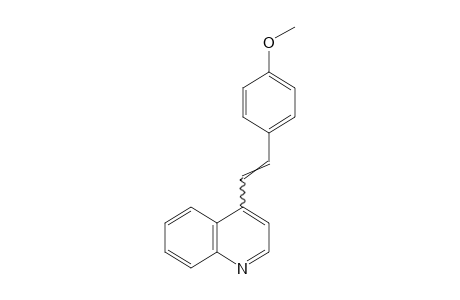 4-(p-METHOXYSTYRYL)QUINOLINE