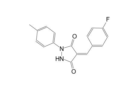 3,5-pyrazolidinedione, 4-[(4-fluorophenyl)methylene]-1-(4-methylphenyl)-, (4Z)-