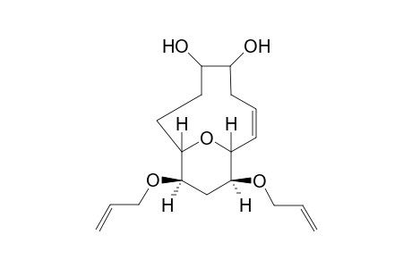 (1S*,4S*,5R*,7Z,9R*10S*,12R*)-10,12-Bis(Allyloxy)-13-oxabicyclo[7.3.1.0]tridec-7-en4,5-diol