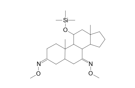 5.ALPHA.-ANDROSTAN-11.ALPHA.-OL-3,7-DIONE(3,7-DI-O-METHYLOXIME-11.ALPHA.-TRIMETHYLSILYL ETHER)