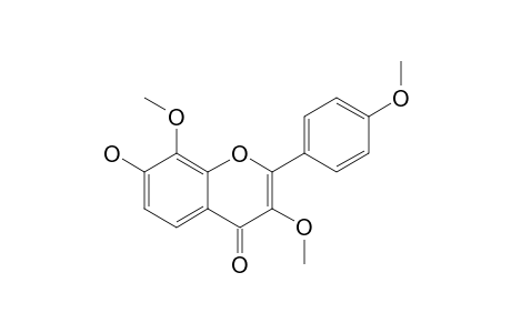 7-HYDROXY-3,8,4'-TRIMETHOXYFLAVONE