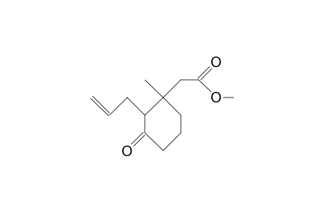 2-Allyl-3-methoxycarbonylmethyl-3-methyl-cyclohexanone