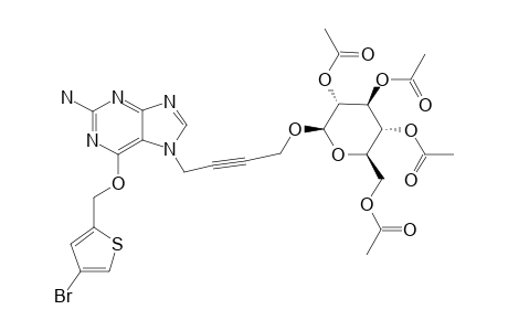 4-[O(6)-(4-BROMOTHENYL)-GUAN-9-YL]-BUT-2-YNYL-BETA-D-TETRA-O-ACETYL-GLUCOPYRANOSIDE