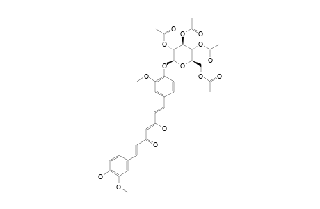 MONOGLUCOPYRANOSYLCURCUMIN-TETRAACETATE