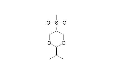 TRANS-2-ISOPROPYL-5-METHYLSULPHONYL-1,3-DIOXANE