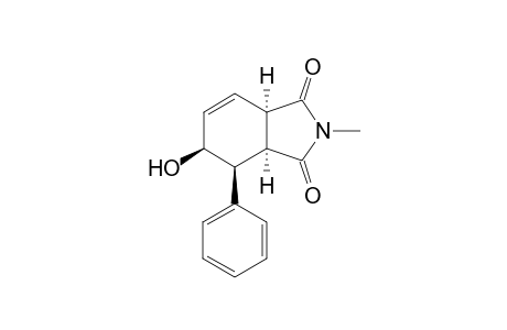 (+)-[3aS,4R,5S,7aR]-5-Hydroxy-2-methyl-4-phenyl-3a,4,5,7a-tetrahydroisodole-1,3-dione