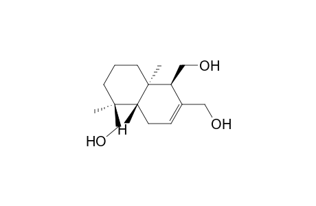 1,2,5-Naphthalenetrimethanol, 1,4,4a,5,6,7,8,8a-octahydro-5,8a-dimethyl-, [1R-(1.alpha.,4a.beta.,5.alpha.,8a.alpha.)]-