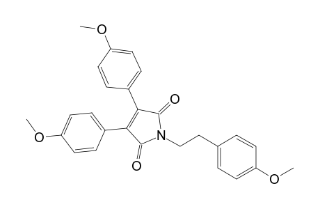 3,4-Bis(4-methoxyphenyl)-1-[2-(4-methoxyphenyl)ethyl]pyrrol-2,5-dione