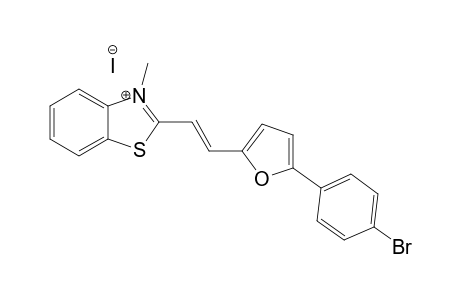 2-[(E)-2-[5-(4-BROMOPHENYL)-FURAN-2-YL]-VINYL]-3-METHYL-1,3-BENZOTHIAZOLIUM-IODIDE