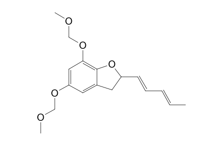 2,3-DIHYDRO-5,7-BIS-[(METHOXY)-METHYLENEOXY]-2-[1-(1,3-PENTADIENYL)]-BENZOFURAN;(+/-)-BISMETHOXYMETHYLARTROGRAPHOL