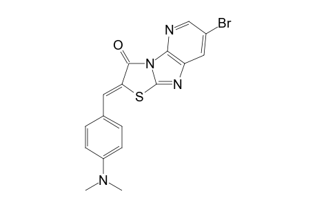 (2Z)-7-bromo-2-[4-(dimethylamino)benzylidene][1,3]thiazolo[2',3':2,3]imidazo[4,5-b]pyridin-3(2H)-one