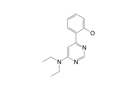 4-(2-HYDROXYPHENYL)-6-DIETHYLAMINOPYRIMIDINE