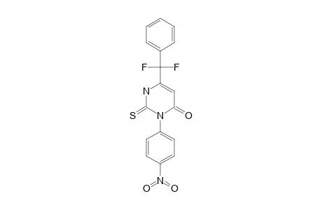 6-(DIFLUOROMETHYLPHENYL)-3-(4-NITROPHENYL)-2-TIOXO-2,3-DIHYDROPYRIMIDIN-4-ONE