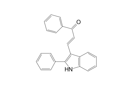 (E)-1-phenyl-3-(2-phenyl-1H-indol-3-yl)-2-propen-1-one