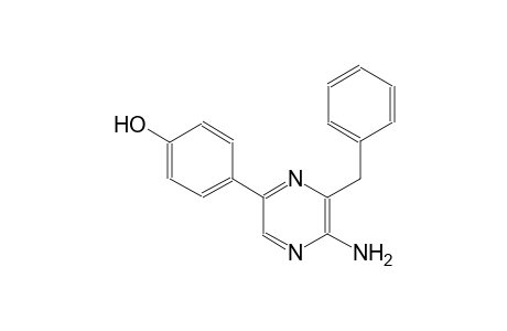 Phenol, 4-[5-amino-6-(phenylmethyl)pyrazinyl]-