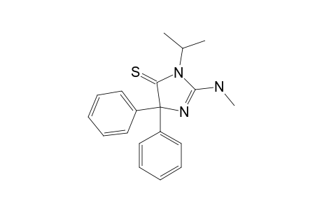 2-methylamino-5,5-di(phenyl)-3-propan-2-ylimidazole-4-thione