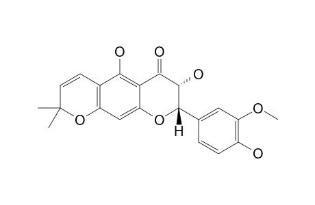 ERIOTRINOL;(2R,3R)-5,4'-DIHYDROXY-3'-METHOXY-6'',6''-DIMETHYLPYRANO-[2'',3'':7,6]-DIHYDROFLAVONOL