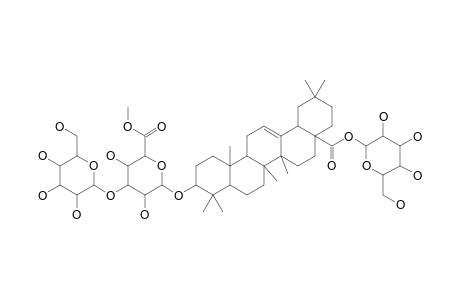 18-(BETA-D-GLUCOPYRANOSYLOXY)-28-OXO-OLEAN-12-EN-3-BETA-YL_3-O-(BETA-D-GLUCOPYRANOSYL)-BETA-D-GLUCOPYRANOSIDURONIC_ACID_METHYLESTER