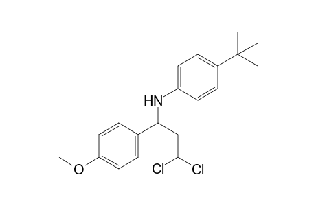 4-(tert-butyl)-N-(3,3-dichloro-1-(4-methoxyphenyl)propyl)aniline