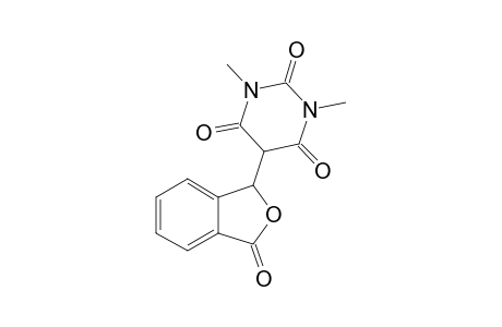 1,3-DIMETHYL-5-(3'-OXO-1',3'-DIHYDROISOBENZOFURAN-1'-YL)-BARBITURIC_ACID;KETO-FORM