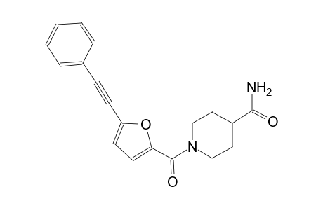 1-(5-Phenylethynyl-furan-2-carbonyl)-piperidine-4-carboxylic acid amide