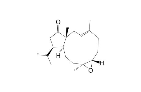 (1-R,3-E,7-S,8-S,11-S,12-S)-7,8-EPOXY-14-OXO-3,8-DOLABELLADIENE