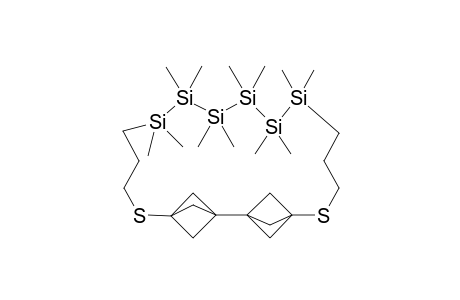 5,5,6,6,7,7,8,8,9,9,10,10-Dodecamethyl-15,17 : 18,20-bis(bicyclo[1.1.1]pentane)-5,6,7,8,9,10-hexasila-1,14-dithiacycloeicosane