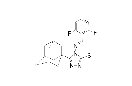 5-(1-ADAMANTYL)-4-(2,6-DIFLUOROBENZYLIDENEAMINO)-3-MERCAPTO-1,2,4-TRIAZOLE