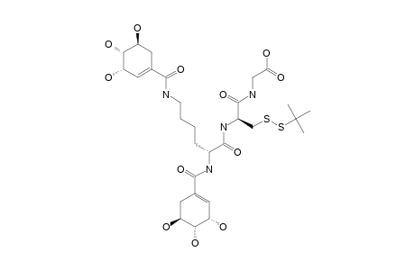 N(ALPHA),N(EPSILON)-BIS-[(3R,4S,5R)-3,4,5-TRIHYDROXYCYCLOHEXENECARBONYL]-L-LYSYL-[S-(TERT.-BUTYLTHIO)]-L-CYSTEINYL-GLYCINE