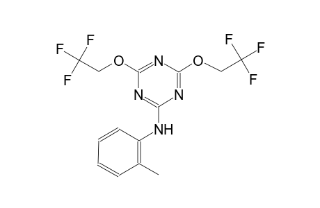 [4,6-Bis-(2,2,2-trifluoro-ethoxy)-[1,3,5]triazin-2-yl]-O-tolyl-amine