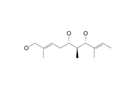 (5S,6S,7S,2E,8E)-2,6,8-TRIMETHYL-2,8-DECADIEN-1,5,7-TRIOL