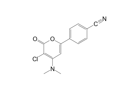 p-[3-chloro-4-(dimethylamino)-2-oxo-2H-pyran-6-yl]benzonitrile