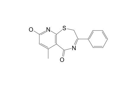 8-HYDROXY-6-METHYL-3-PHENYL-2H,5H-PYRIDO-[3,2-F]-[1,4]-THIAZEPIN-5-ONE