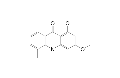 1-Hydroxy-3-methoxy-5-methyl-9(10H)-acridinone