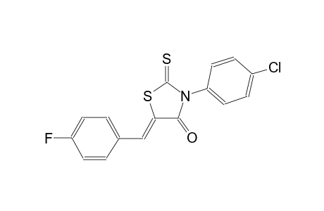 (5Z)-3-(4-chlorophenyl)-5-(4-fluorobenzylidene)-2-thioxo-1,3-thiazolidin-4-one