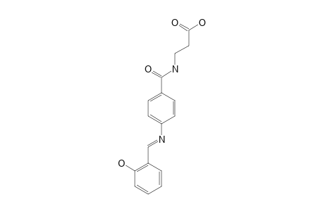 N-[4-[[(2-HYDROXYPHENYL)-METHYLENE]-AMINO]-BENZOYL]-BETA-ALANIN