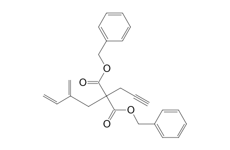 2-(2-Methylenebut-3-enyl)-2-prop-2-ynylpropanedioic acid bis(phenylmethyl) ester