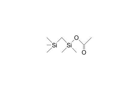 Acetoxy-dimethyl-trimethylsilylmethyl-silane