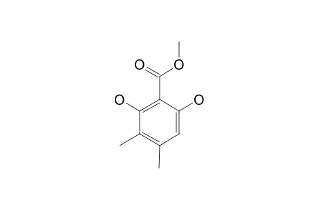 2,6-DIHYDROXY-3,4-DIMETHYLBENZOIC-ACID-METHYLESTER