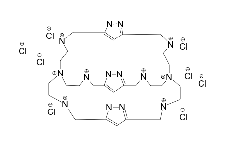 #3.8HCL;1,4,7,8,11,14,17,20,21,21,29,32,33,36-TETRADECAAZAPENTACYLCLO-[12.12.1(6,9).1(19,22).1(31,34)]-HENTETRACONTA-6,9(41),19(40),21,31,34(39)-HEXAENE