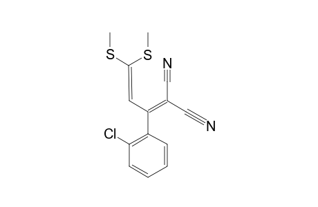 3-(2-CHLOROPHENYL)-2-CYANO-5,5-BIS-(METHYLTHIO)-PENTA-2,4-DIENENITRILE