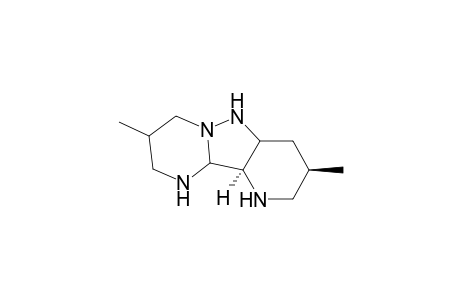 (2R*,4aR*,4bR*,5R*)-2,7-Dimethylperhydro-4,5,8a,9-tetrazafluorene