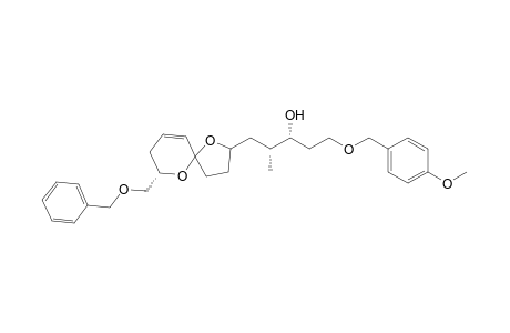 (2R,3R)-1-{(5RS,7S)-7'-[(Benzyloxy)methyl]-1',6'-dioxaspiro[4.5]dec-9'-en-2'-yl}-5-[(p-methoxybenzyl)oxy]-2-methyl-3-pentanol