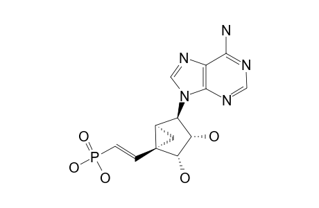 (1'-S,2'-R,3'-S,4'-R,5'-S)-4'-(6-AMINOPURIN-9-YL)-2',3'-(DIHYDROXY)-1'-[(E)-PHOSPHONOETHENYL]-BICYCLO-[3.1.0]-HEXANE