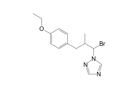 1H-1,2,4-Triazole, 1-[1-bromo-3-(4-ethoxyphenyl)-2-methylpropyl]-