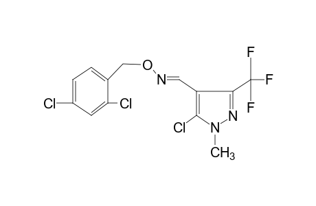 5-CHLORO-1-METHYL-3-(TRIFLUOROMETHYL)PYRAZOLE-4-CARBOXALDEHYDE, O-(2,4-DICHLOROBENZYL)OXIME